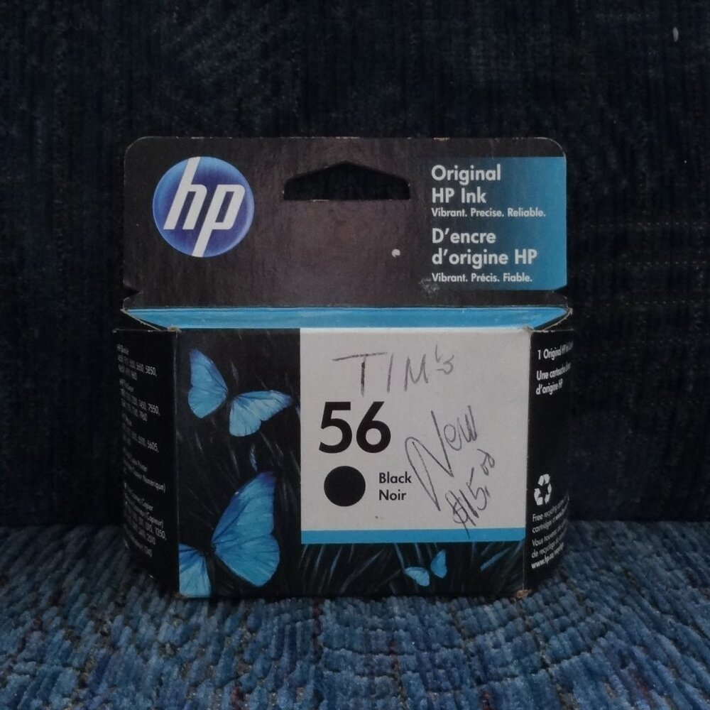 GENUINE HP ~ 56 Black ~ NEW
